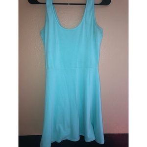 Mint Blue Mini Dress